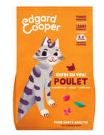 Croquettes chats adultes Edgard & Cooper au poulet frais