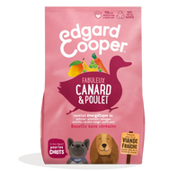 Croquettes chiots Edgard & Cooper au canard et poulet frais