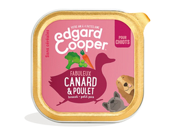 Pâtée chiots sans céréales Edgard & Cooper au canard et poulet