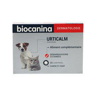 Complément Urticalm anti-démangeaisons pour chien de Biocanina